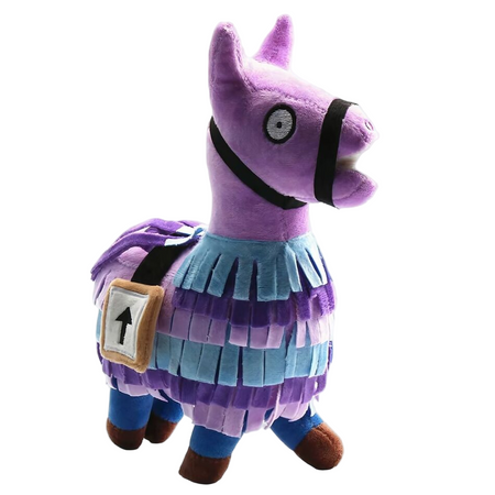 Peluche alpaga Fortnite violet