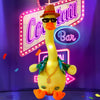 Peluche canard dansant