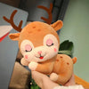 Peluche cerf endormie