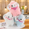 Peluche chèvre pour petite fille