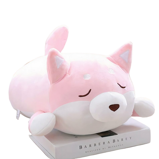 Peluche chien kawaii marron