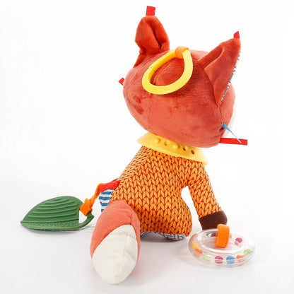 Peluche colorée renard suspendu
