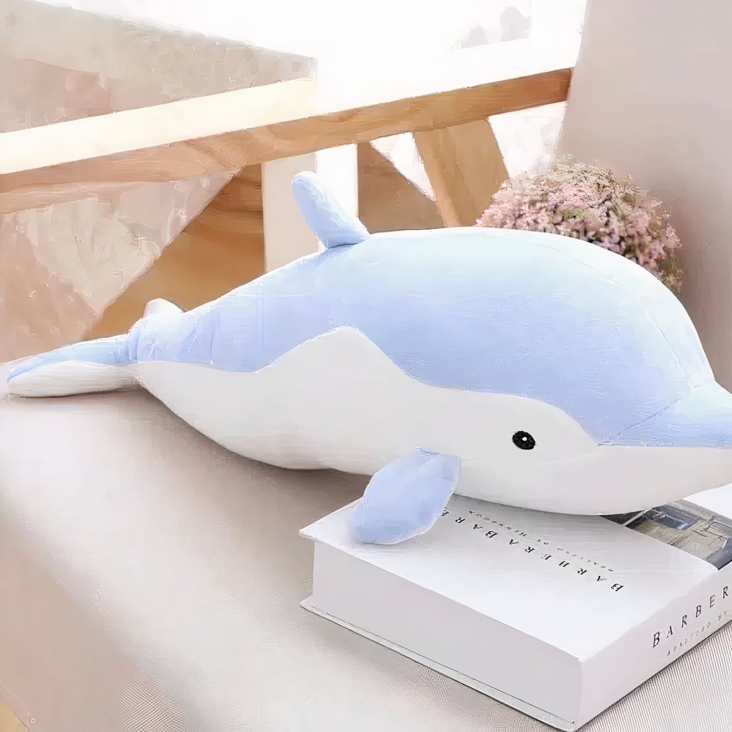 Peluche dauphin decoration chambre