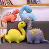 Peluche dinosaure rigolote bleue