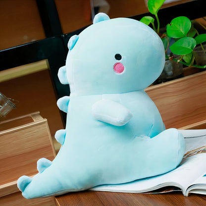 Peluche dinosaure trop mignonne bleue