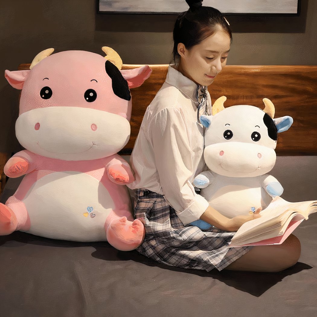 Peluche vache mignonne pour enfant