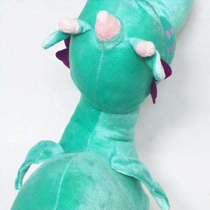 Peluche dragon vert trop mignon
