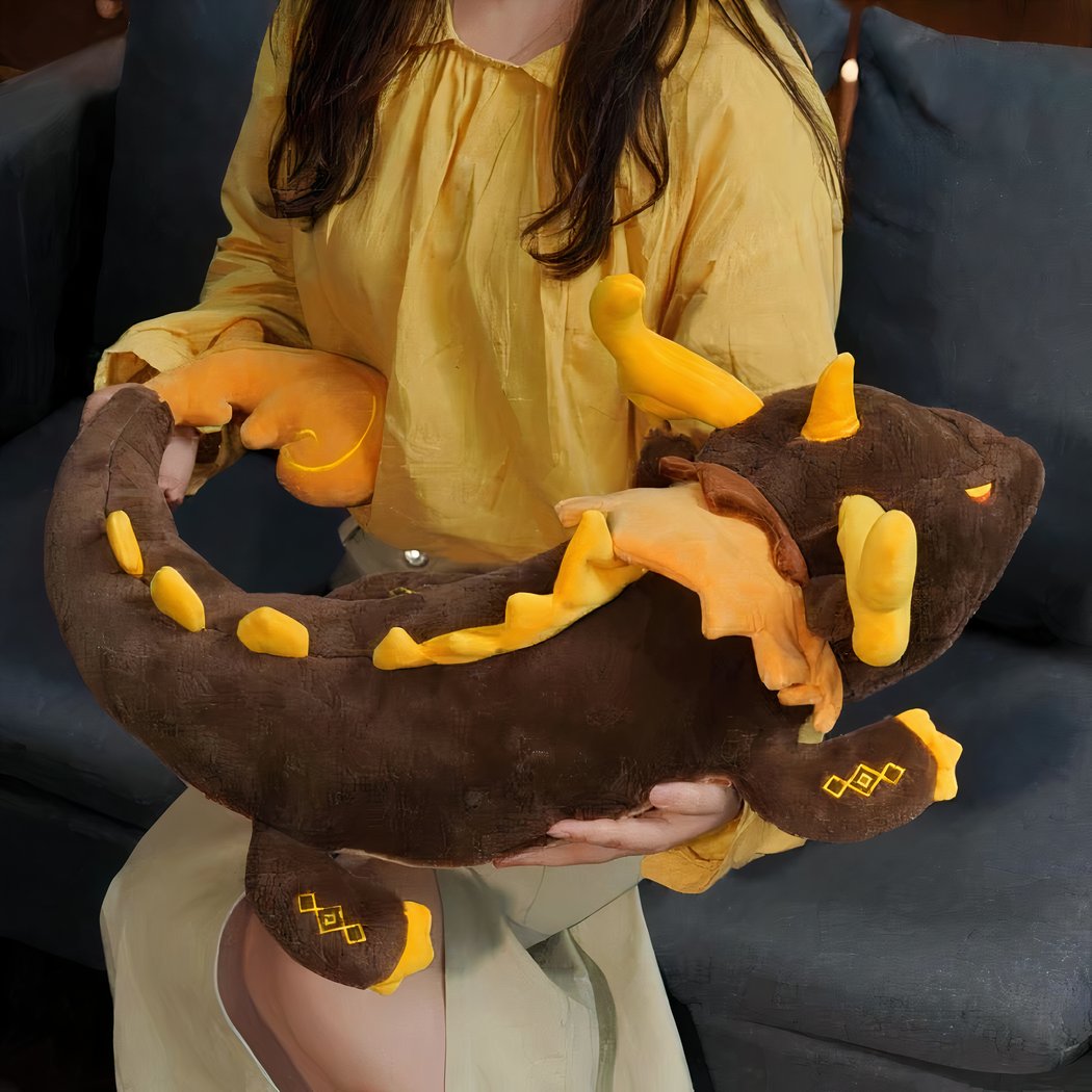 Peluche dragon zhongli