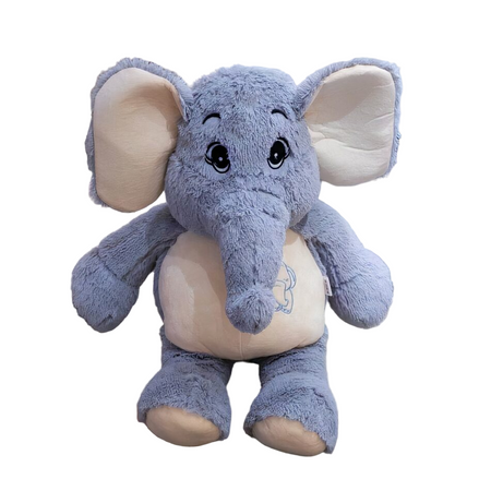 Peluche éléphant géant gris