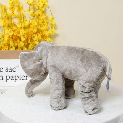 Peluche éléphant oreiller grise