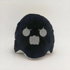 Peluche fantôme noir et blanc réversible, fluorescente