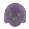 Peluche fantôme violet et bleu réversible, fluorescente