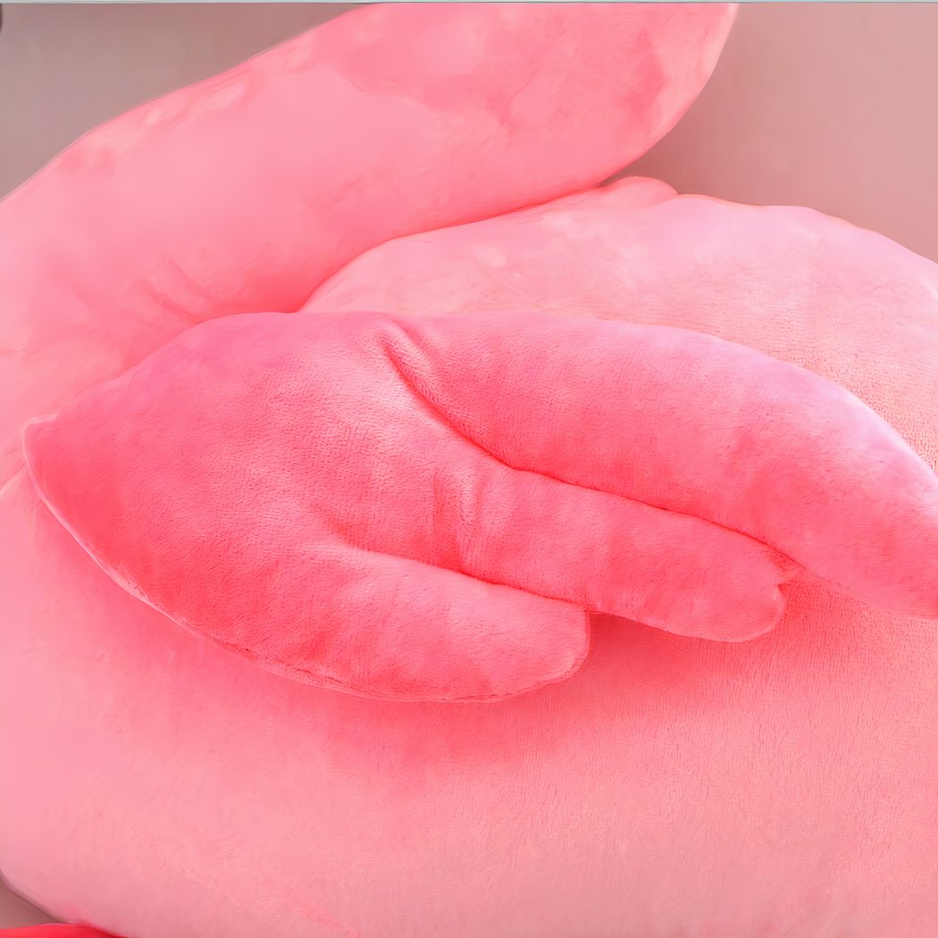 Peluche flamant rose tout doux