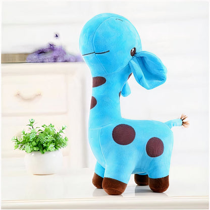 Peluche girafe toute mignonne jaune