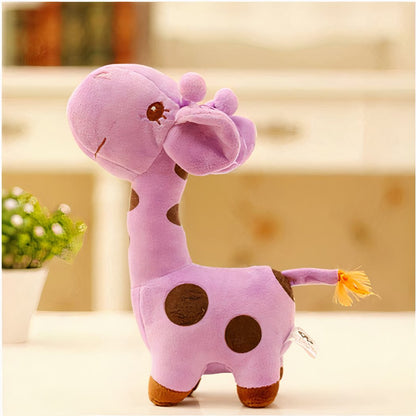 Peluche girafe toute mignonne jaune