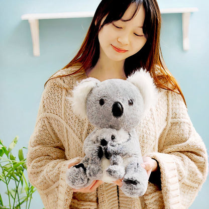 Peluche koala avec bébé