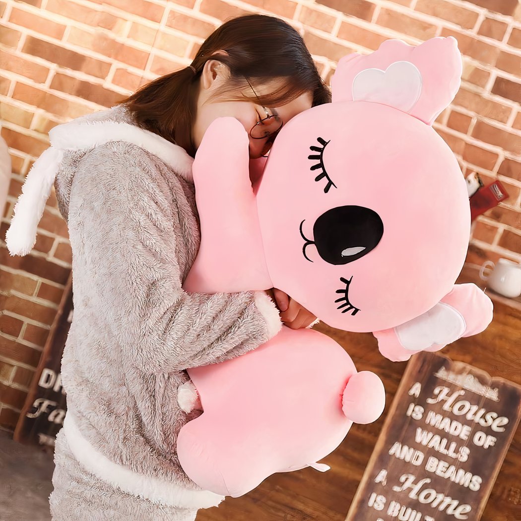 Peluche koala rose oreiller