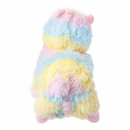Peluche lama arc-en-ciel