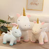 Peluche licorne blanche