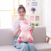 Peluche licorne rose arc-en-ciel