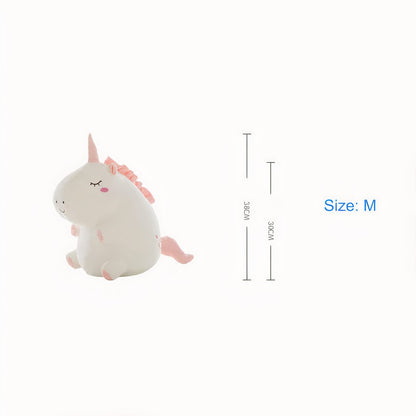 Peluche licorne super douce blanche
