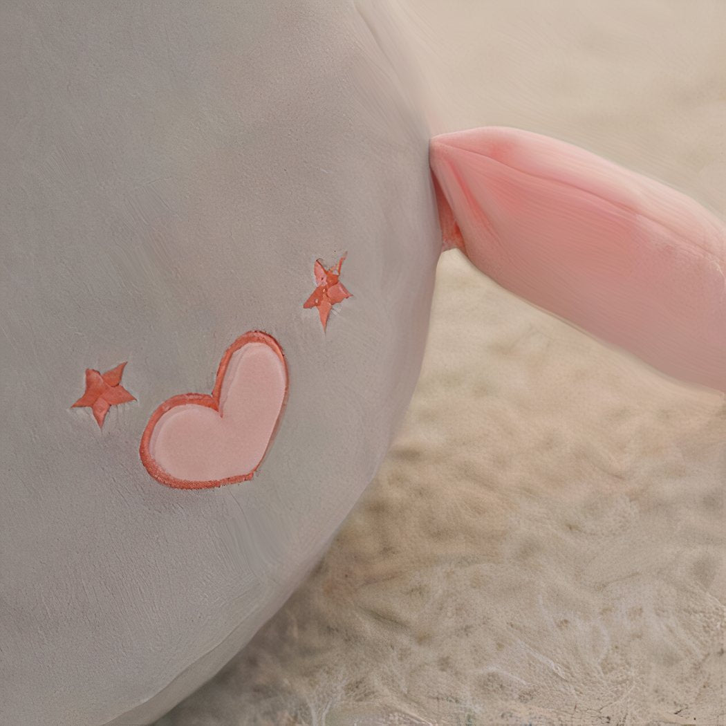 Peluche licorne super douce blanche