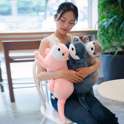 Peluche loutre grise