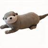Peluche loutre grise