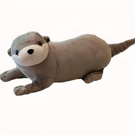 Peluche loutre grise