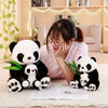 Peluche maman et bébé panda