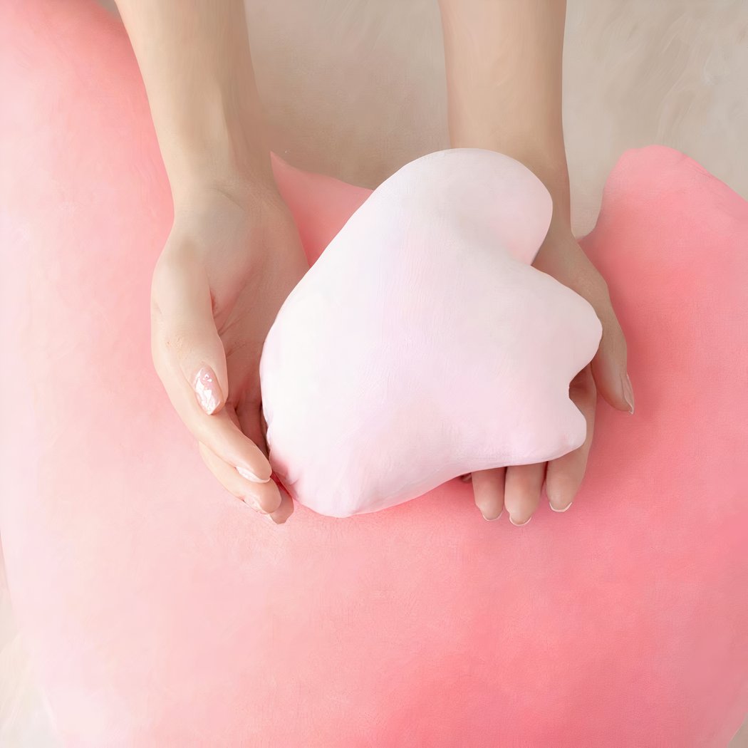 Peluche oreiller Flamant rose - rose clair