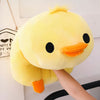 Peluche oreiller canard couché