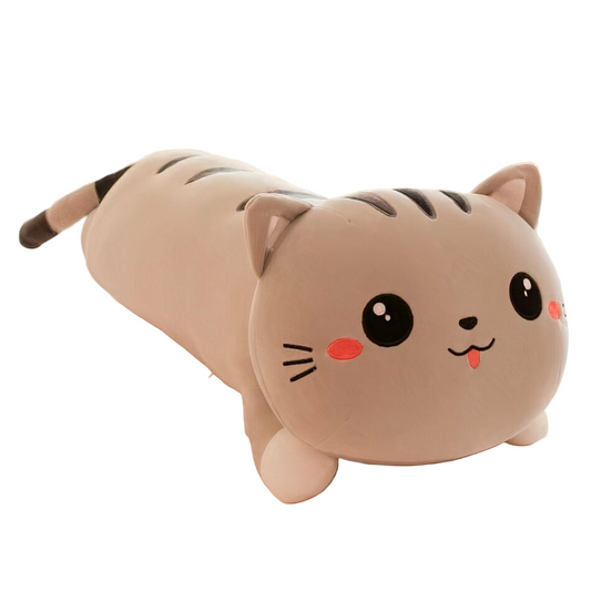 Peluche oreiller chat décoratif