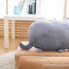 Peluche oreiller chat super mignonne grise