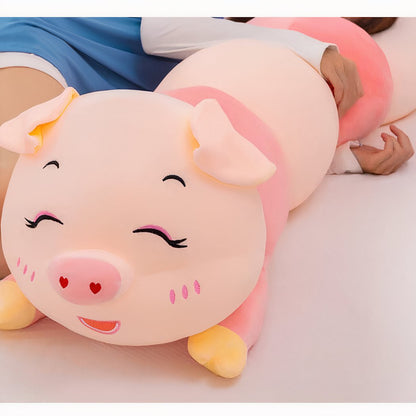 Peluche oreiller en forme de cochon doux