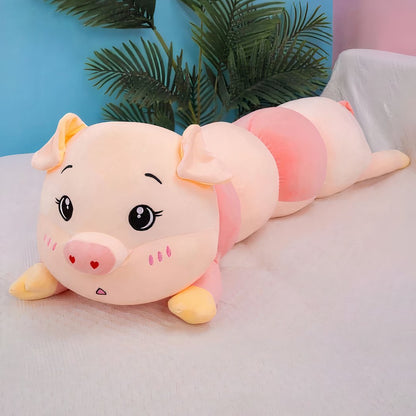 Peluche oreiller en forme de cochon doux