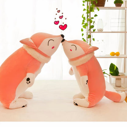 Peluche oreiller en forme de renard