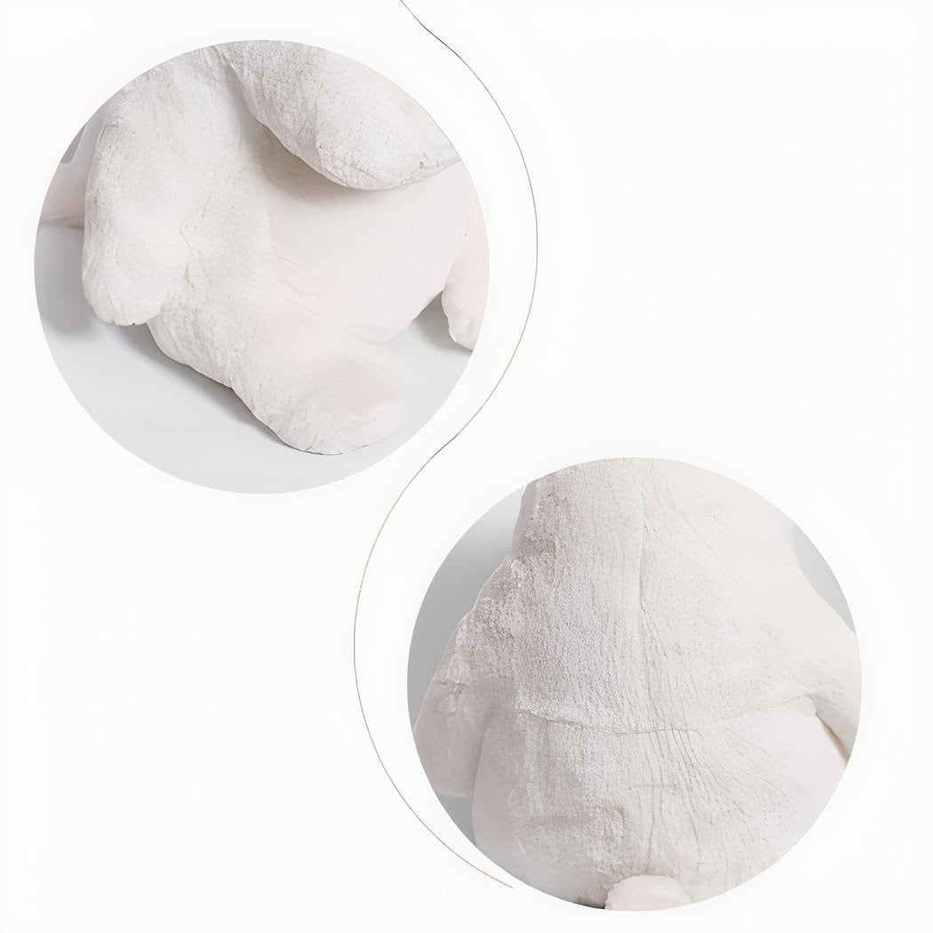 Peluche oreiller hippopotame blanc