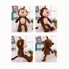 Peluche oreiller singe mignonne