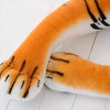 Peluche oreiller tigre marron