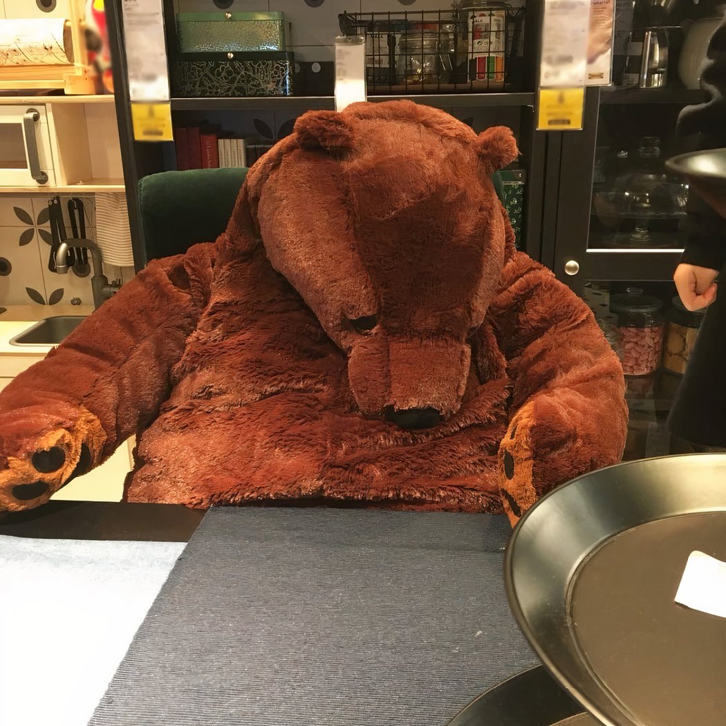 Peluche ours géant super doux