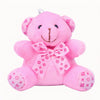 Peluche ours porte-clés rose
