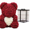Peluche ours roses violines coffret collector