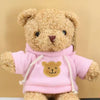 Peluche ourson pull rose