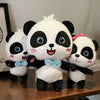 Peluche panda Baby Bus bleu