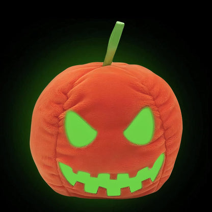 Peluche petite citrouille réversible, fluorescente