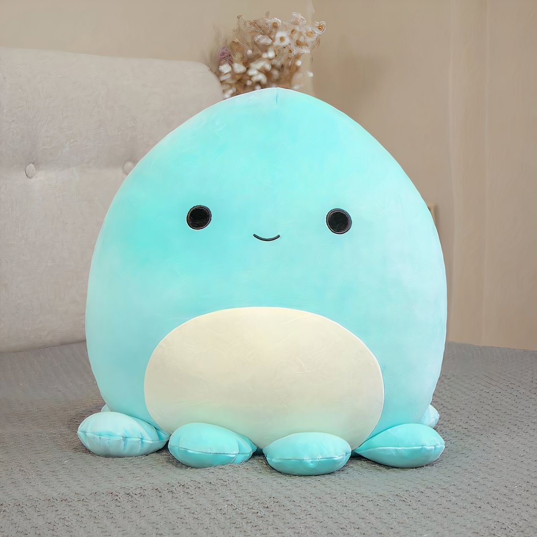 Peluche pieuvre oreiller doux