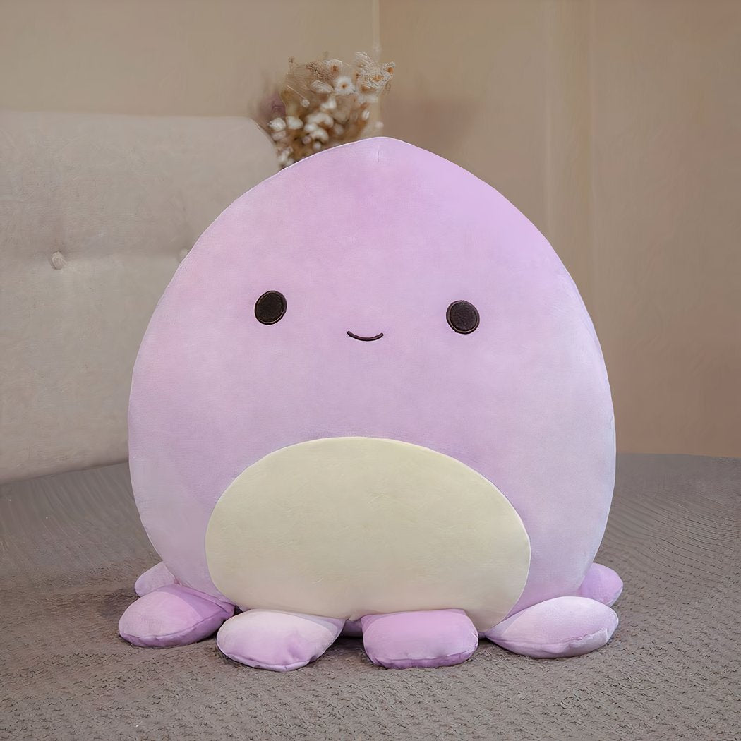 Peluche pieuvre oreiller doux