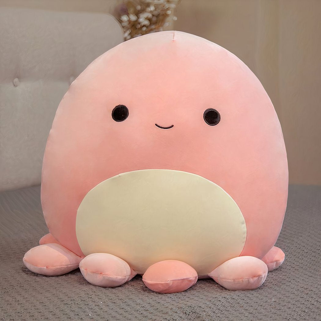 Peluche pieuvre oreiller doux