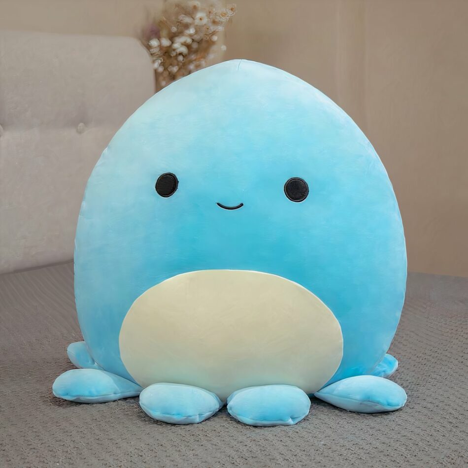 Peluche pieuvre oreiller doux
